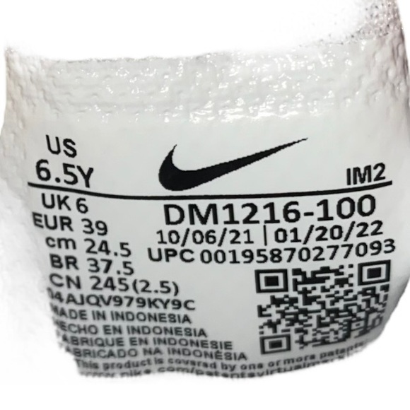 Nike Court Borough Low 2 SE Youth Size 6.5 Women’s 8 US - Picture 6 of 8